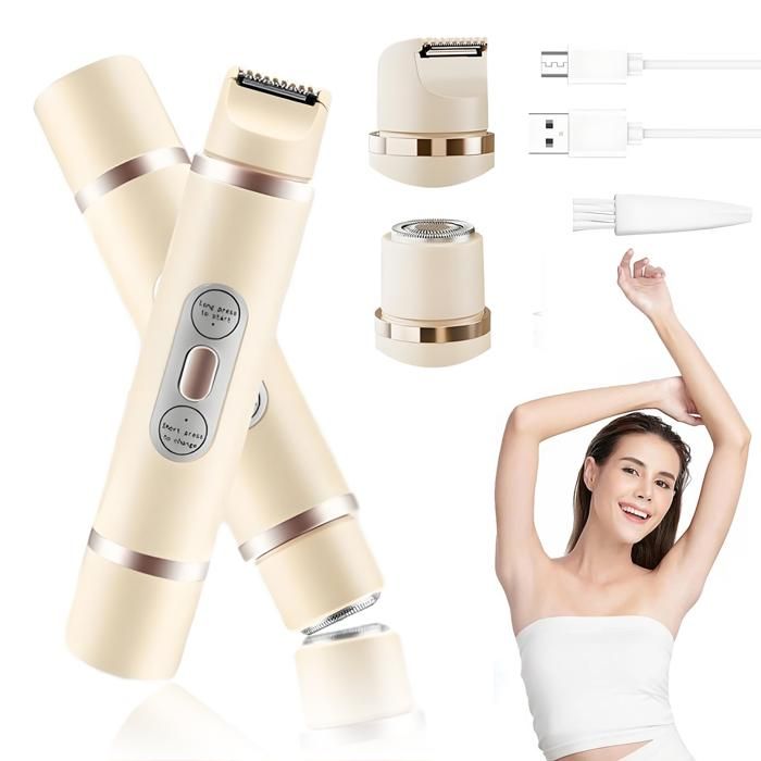 Tondeuse/rasoir électrique Pour Femmes HATTEKER - Pour Maillot, Aisselles, Corps, Visage - Modèle HT-578