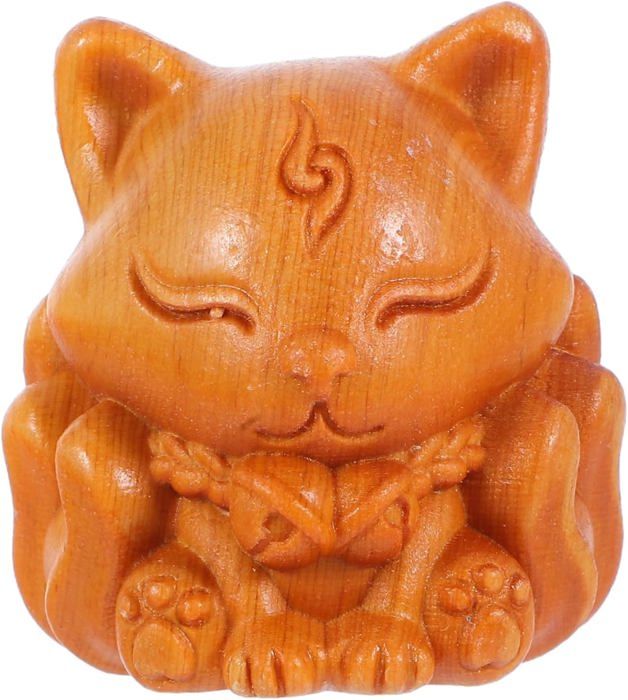 Figurine Renard En Paille Naturelle Tissée Main - Décoration Rustique Pour Maison Ou Bureau - Style Artisanal, Léger Et Mignon