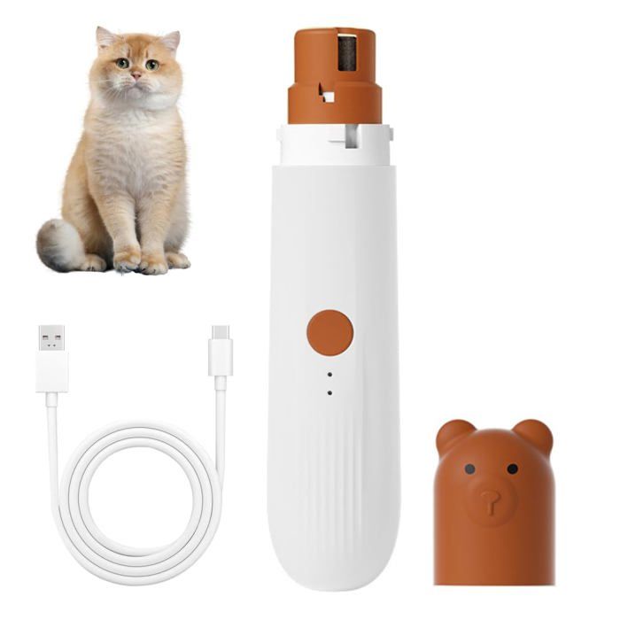 Comparer les prix de Lime à griffes électrique - HANDEIU - Silencieux - Rechargeable - 2 Modes - LED intégrée