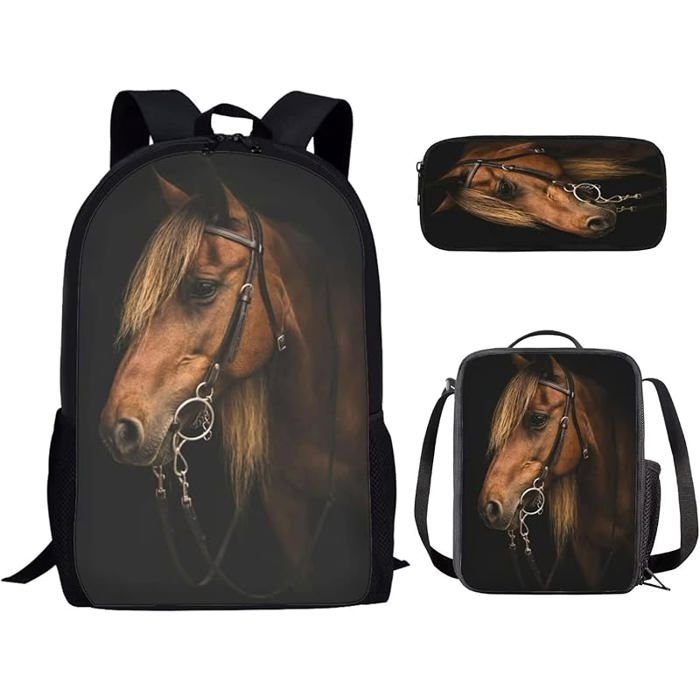 Sac à dos scolaire Fortnite avec accessoires trousse boîte repas 3