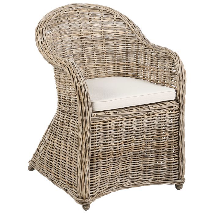 Fauteuil de jardin SUSUA II Rotin Naturel Fauteuil de jardin SUSUA II Rotin Naturel