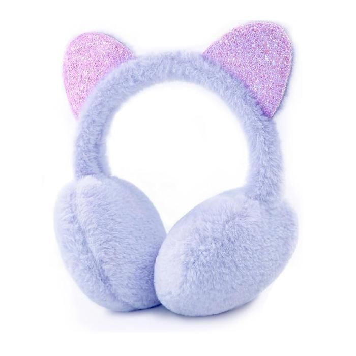 Cache-Oreilles En Peluche 1 Pièce - Cache-Oreilles Chauds D'Hiver Pliables Pour Femme, Camel