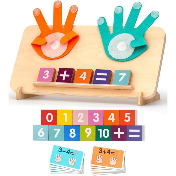 Jouet Montessori Mathématiques Bébé 1 2 3 Ans, Jeux Éducatif Puzzles en