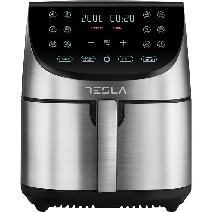 Tesla Friteuse à air chaud air fryer 7l 1700w noir/inox - af701bx - Tesla