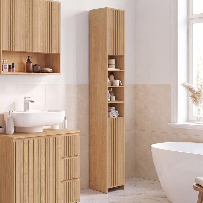 Meuble colonne salle de bain VICTOR
