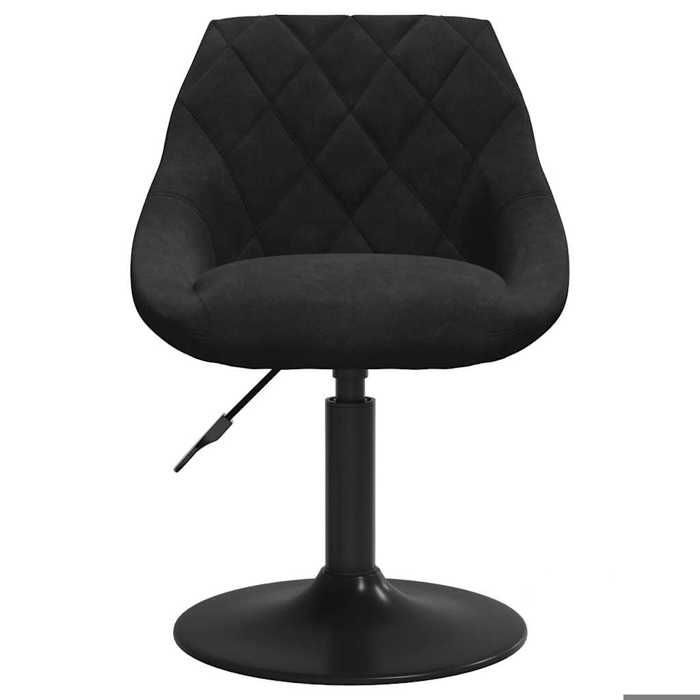 Noir Chaise haute de bar LEMON Tabouret de bar Noir Velours Pour maison/bureau_16709