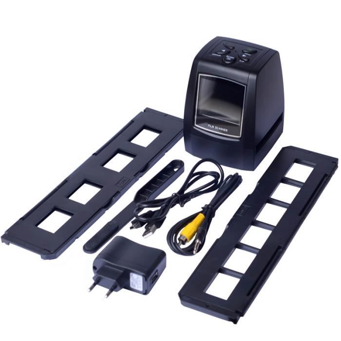 Scanner de film portable AIHONTAI - Noir - Balayage de film/USB MSDC -  5MP/10MP - 35mm - Monochrome - Cdiscount Appareil Photo