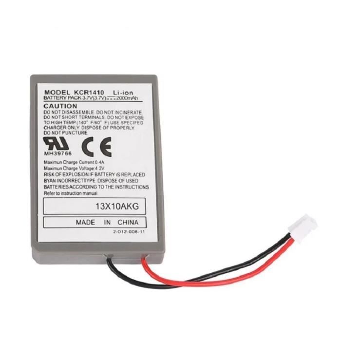 2 Pcs 2.0Ah Battery-Manette sans fil Dualshock 4 V1 V2, Sony PS4, PS4