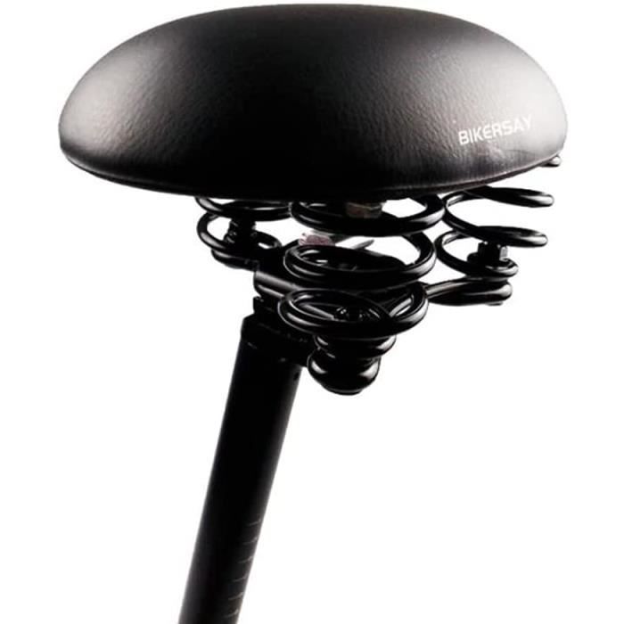 ENJOHOS – Selle De Vélo Ultra Confortable, Large, En Mousse Mémoire, Imperméable, Avec Suspension à Ressorts, Pour VTT, Route Et électrique