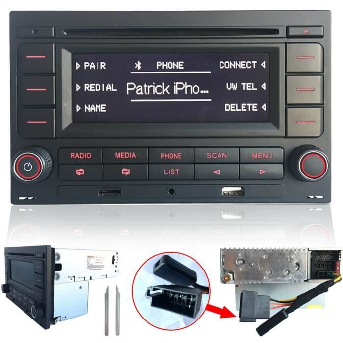 assassination Shipwreck North America VW Auto radio RCN210 Bluetooth CD MP3 USB pour Golf 4 MK4 Polo Passat B5 -  Cdiscount Auto