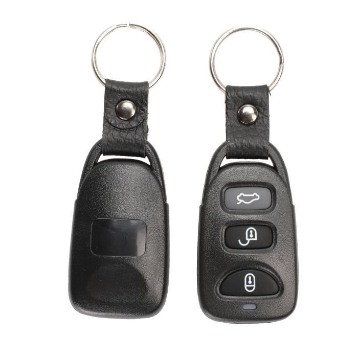 3 boutons - coque de clé télécommande 2 + 1 3 + 1 boutons, Pour Hyundai Elantra Sonata Santa pour Kia Carens,