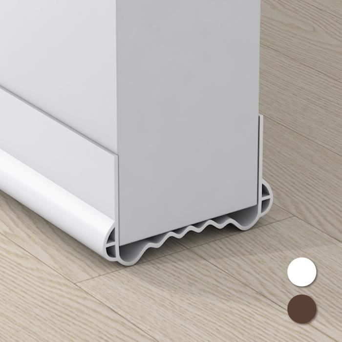 Boudin De Porte 100 Cm Lourd Carré - Joint Anti-Courant D'Air Gris Pour Porte D'Entrée