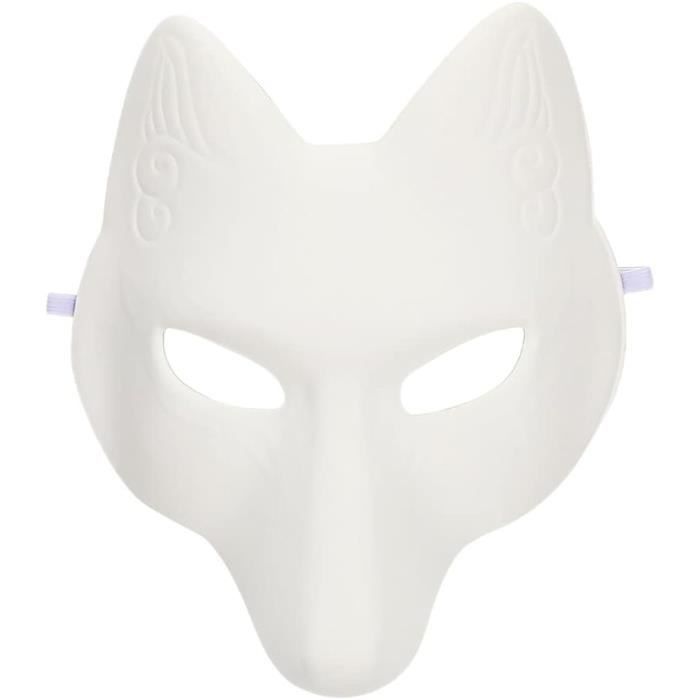 Masque Renard Réaliste SOIMISS – Demi-visage En EVA, Parfait Pour Halloween Et Cosplay !