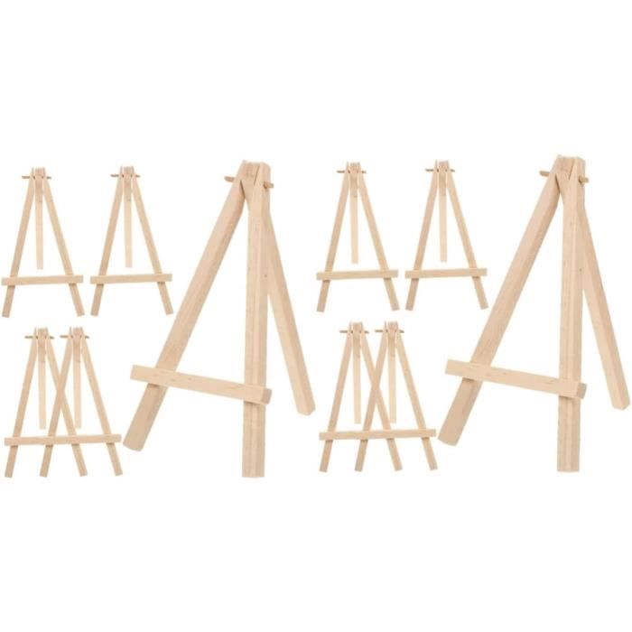 12 Supports Exposition Transparents Réglables - Chevalet Pour Photos, Cadres, Présentation Bureau