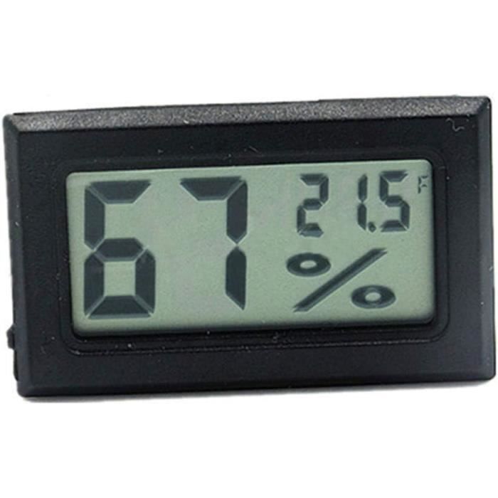 2 Mini Hygromètres Thermomètres Numériques - Grand Écran LCD, Précision 0,1°C, Pour Maison, Bureau - 11