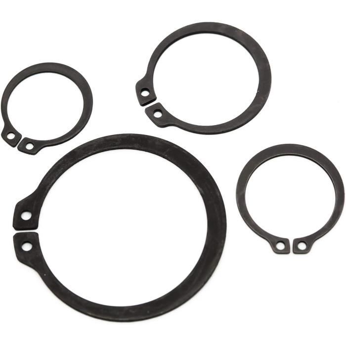 Jeu D'anneaux De Retenue (circlips) Extérieurs En Acier Inoxydable A2 - Tailles De 6mm à 80mm