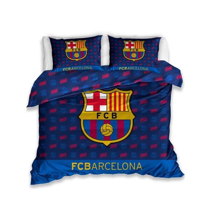Real Madrid FC Crest Taille Double 100/% Coton Housse de Couette Parure de lit de 200/ cm x 200/ cm