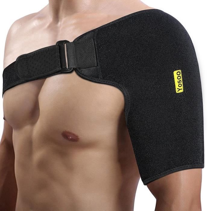 Bandage Protection Épaules Gauche/Droit Soutien d'Épaule Nylon Solide  Durable pour Homme Femme