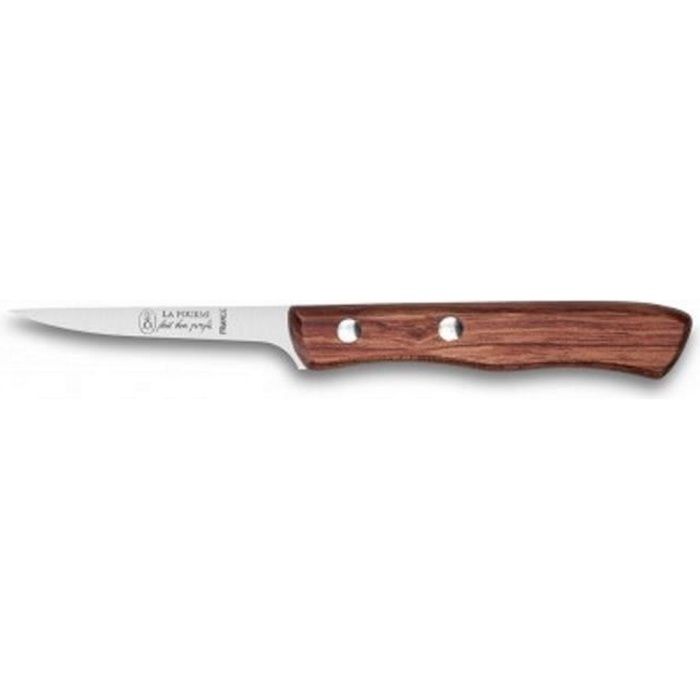 Couteau office La Fourmi - manche en bois de sapelli - lame inox 8 cm