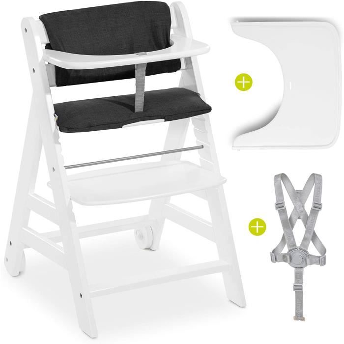 Beta Plus Chaise Haute Bebe Evolutive Avec Coussin Tablette Repas Harnais Et Roulettes Chaise Bebe En Bois A Hauteur Reglable J69 Cdiscount Puericulture Eveil Bebe