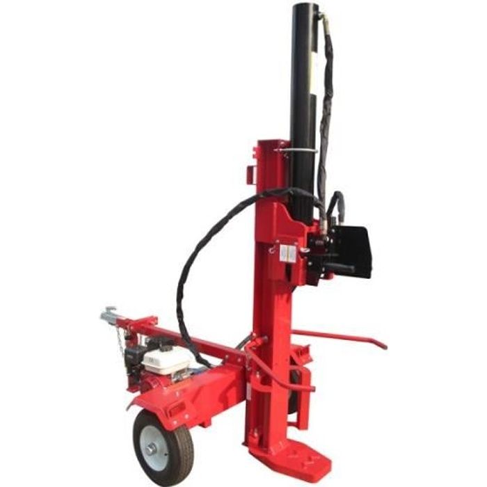 Fendeuse thermique verticale 6.5cv tractable Pression 26 Tonnes Buche jusquà