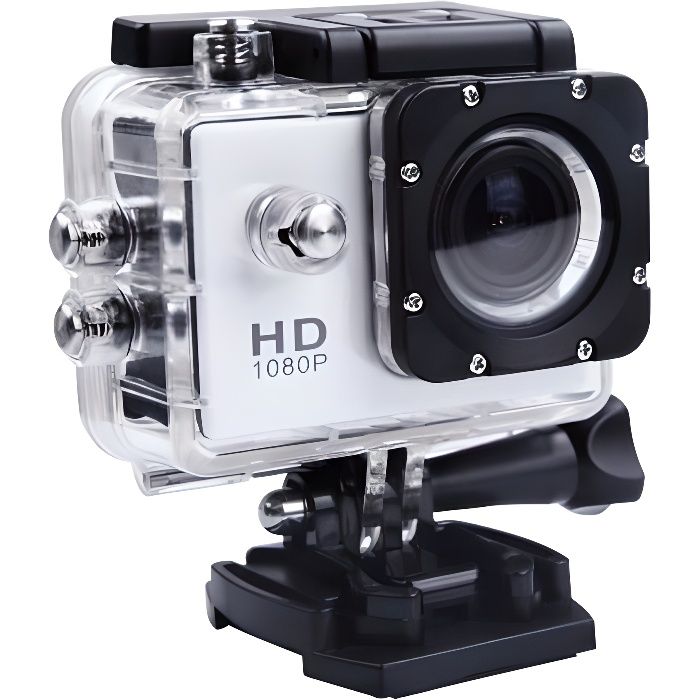 Caméra embarquée full HD 1080p style gopro - Cdiscount Appareil Photo