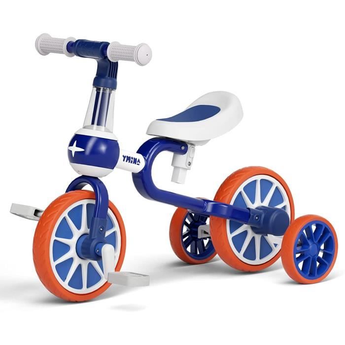 TRICYCLE Draisiennes 3 en 1 Evolutive Vélo Enfant de 18 Mois à 3 Ans