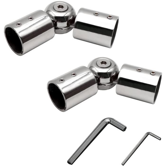 CONNECTEUR D'ANGLE DE Tringle à Rideau, Connexion Universelle Robuste