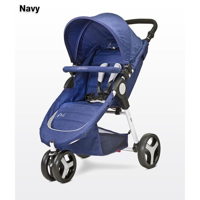 Fruu Poussette 3 Roues Tout Terrain Bebe Enfant Jusqu A 15kg Harnais Ajustable 5 Points 105x60x105 8 2 Kg 6 M Bleu Cdiscount Jeux Jouets
