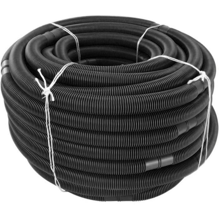 Tuyau pour Piscine 38 mm, Longueur 15 m tuyau solaire tuyau d'arrosage
