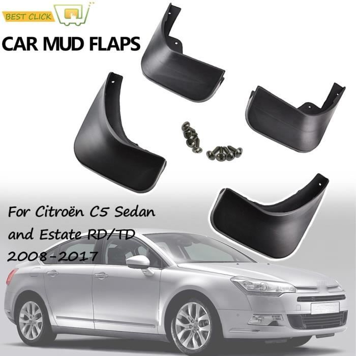 4 Garde-Boue Pour Citroën C3 2009-2013 - Protection Anti-éclaboussures, Boue, Graviers - Set Complet Avant/Arrière