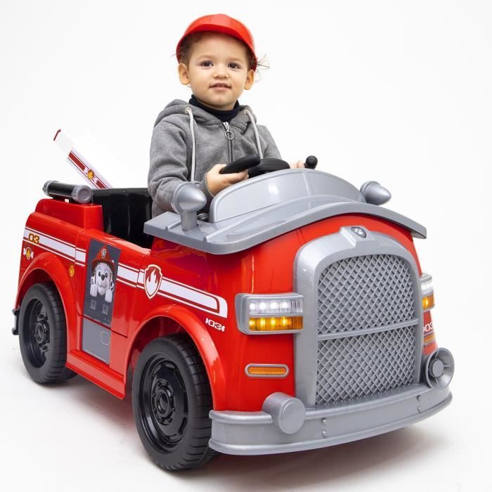PAT PATROUILLE Voiture Electrique Camion de Pompier Marcus Telecommande parentale Exclusivite Cdiscount Cdiscount Jeux Jouets