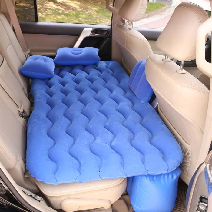 Matelas Banquette Arrière Pliable Ultra-Confort – Tapis Gonflable Camping Voiture Compact, Léger Avec Sac De Rangement – Idéal Voyage & Aventure