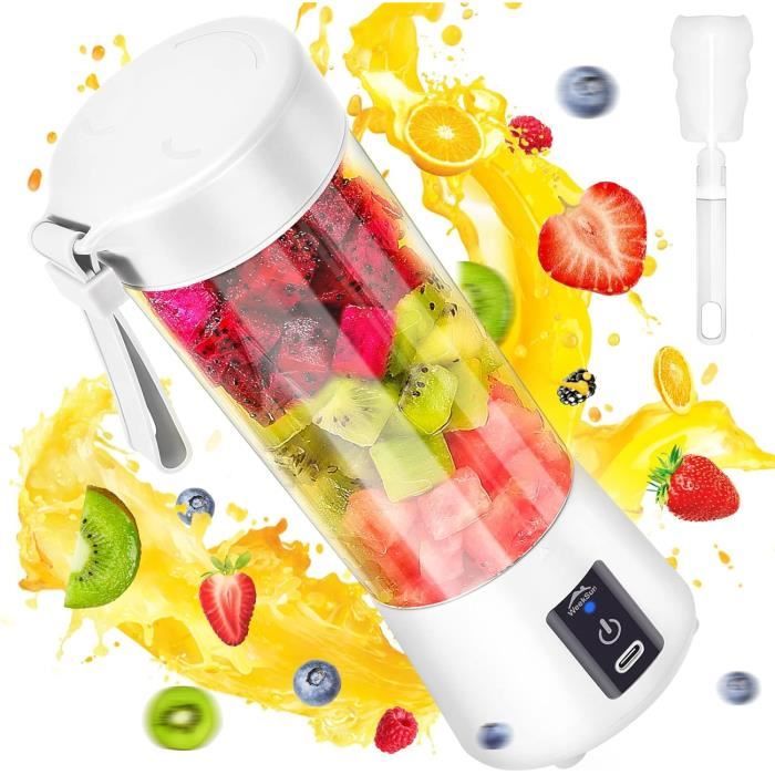 Buy Portable Blender, Mini Personal Blender Bottles For Shakes And Smoothies,with USB Rechargeable Cordless On The Go Mixer Electric Blender Cup For