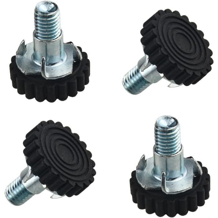 4 Pièces M10 Pied De Meuble Reglable Pieds De Nivellement Pour Chaise De Table Pieds De Meubles