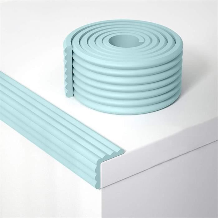 Protections D'angle Pour Meubles Bébé - Lot De 8, Mousse épaisse 2.4 Cm, Adhésif Double Face, Noir