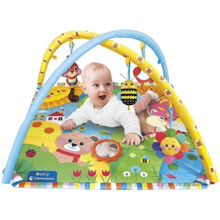 Tapis d'éveil Baby Clementoni - Baby Projector Activity Gym avec projecteur et activités sensorielle