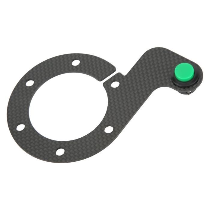 Kit Boutons Klaxon Externe Fibre Carbone KIMISS - Pour Volant 6 Boulons Dual Button