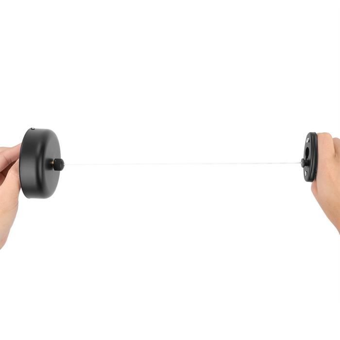 Corde À Linge Rétractable,Washing Lignes De Lavage Rétractables Automatiques De 4,2 Mètres Avec