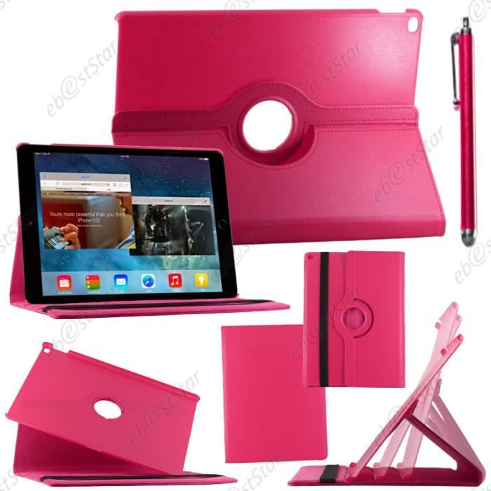 ebestStar - Cover per iPad 2018 9.7 2017, Air 1 2013 Apple, Custodia Protezione Rotazione 360, Pelle PU, Blu scuro + Vetro Temperato