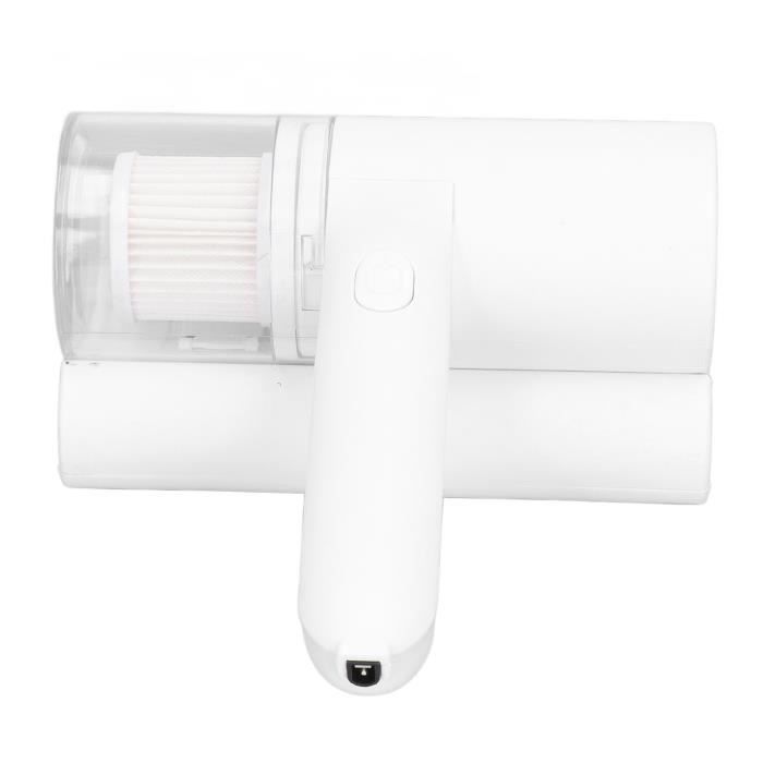 Aspirateur Anti-Acariens UV Sans Fil Portable - 8000Pa, Pour Matelas, Canapé, Lit, Oreillers, Tapis (Violet)