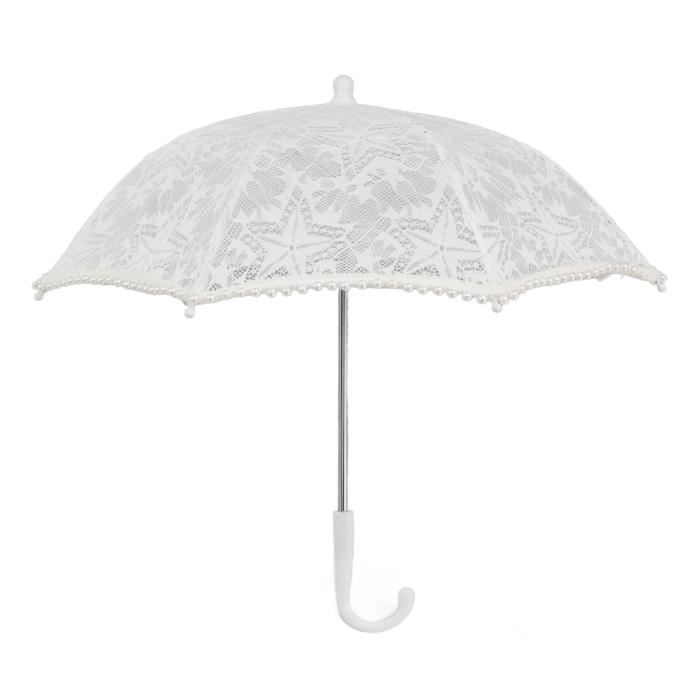 Parapluie Dentelle Élégant Vintage Noir – Parasol Mariée Romantique En Dentelle Pour Mariage Et Photos