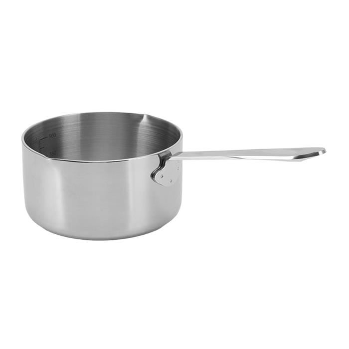 Pot à Lait En Métal Argenté Avec Réchaud - Plasait Orfèvre - Ancien