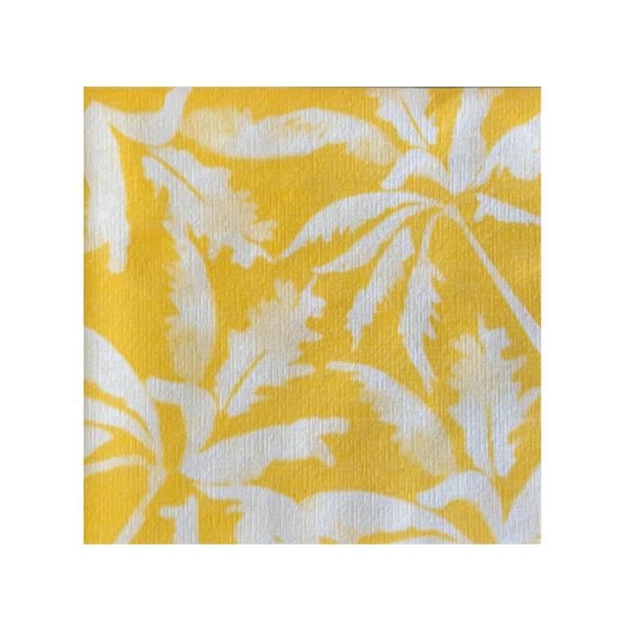 Serviettes De Table, Papier, Citron, 33 X 33 Cm, 20 Pièces