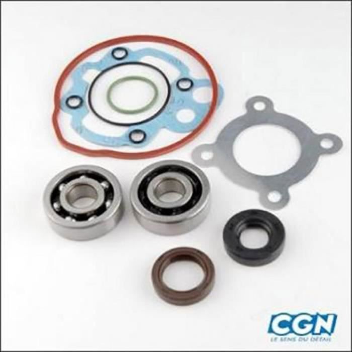 Kit Roulements + Joints Spi Pour Mobylette Peugeot 50/103 - 6203, 6204, Joints 20 & 16 Mm | P2R