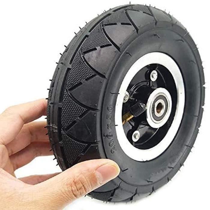 Pneu Plein Scooter Électrique 8 Pouces 200x50 - Caoutchouc Solide Anti-Crevaison Avec Moyeu - Modèle 200x50
