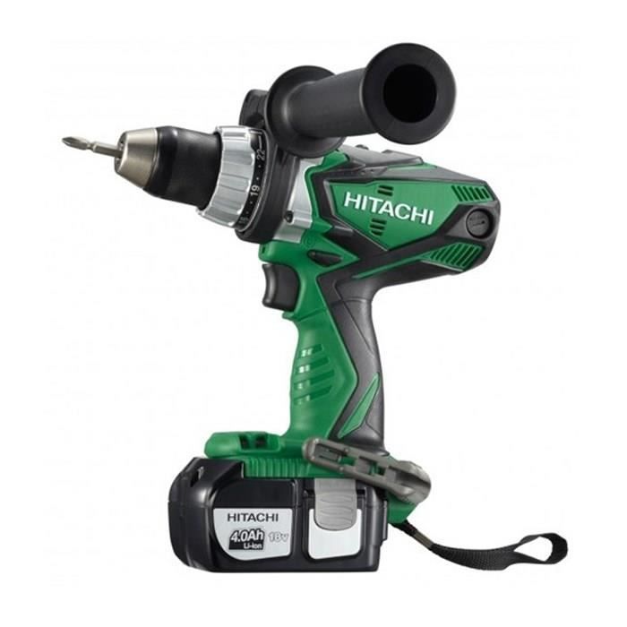 Hitachi Foreuse HITACHI POWER TOOLS Perceuse visseuse professionnelle 2x18V 4Ah Li-ion ...