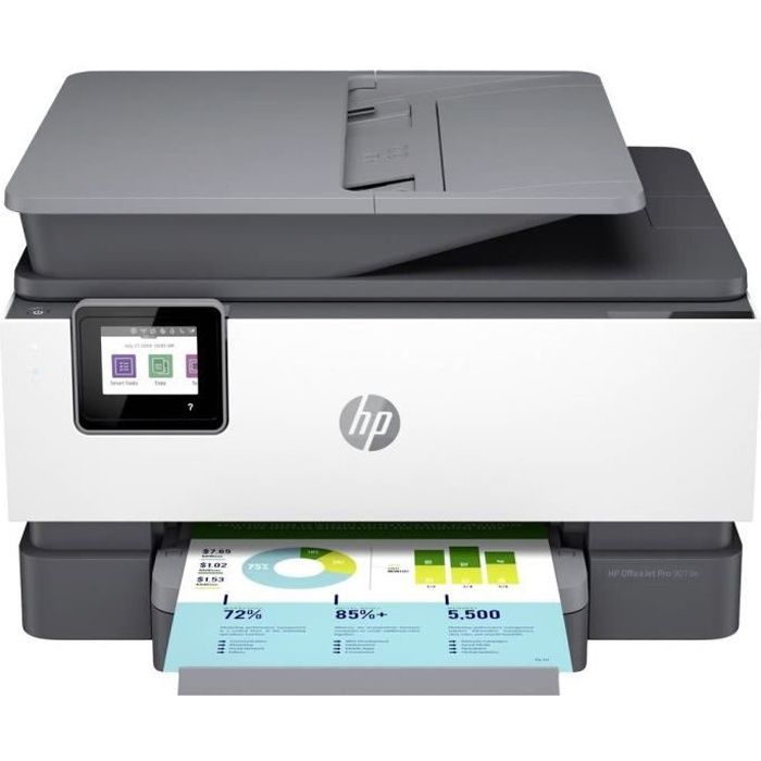 HP Officejet Pro 9019e Imprimante multifonction A4 imprimante, scanner, photocopieur, fax chargeur automatique de docum
