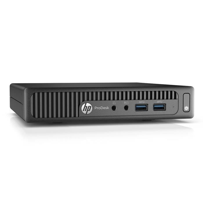 HP ProDesk 400 G1 DM - Intel Core i3-4160T 3.10GHz - 8 Go - HDD 500 Go État correct Reconditionné - Hewlett-Packard reconditionné disponible sur Cdiscount Seconde Vie