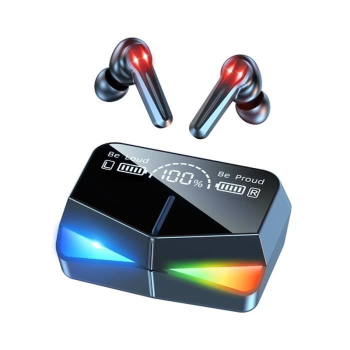 Écouteurs Bluetooth 5.4 Avec Réduction De Bruit ANC - Autonomie 48h, étanches IPX7 - Écran Tactile LED, 5 Modes EQ - Casque Sans Fil Sport
